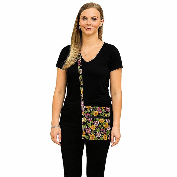 NEW Floral Quilted Crossbody Bag - Picture 1 of 5